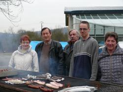 21&egrave;me foire au boudin &agrave; Brasles : Une joyeuse &eacute;quipe de b&eacute;n&eacute;voles