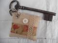 PORTE CLE ROSE 3