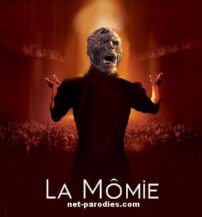 parodie fausse affiche film la mome la momie