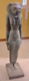 Statuette de la d&eacute;esse Bastet