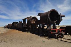 Cimeti&egrave;re de train - Uyuni