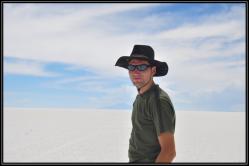 Patou au milieu du salar