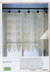 2940 cchs  rideaux crochet d'art
