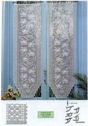 2942  cchs  rideaux crochet d'art