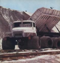 Ural modified dump truck 