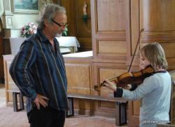 Montlevon : Le violoniste et l'enfant