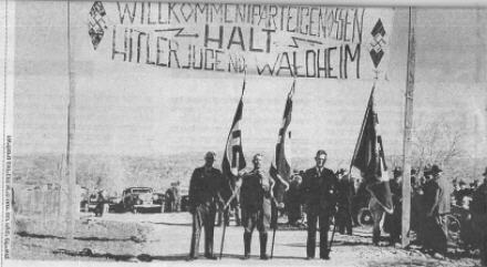 Ceremonie nazie a Waldheim en 1936