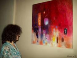 Awal&eacute; &agrave; Yaound&eacute;, exposition de peintures