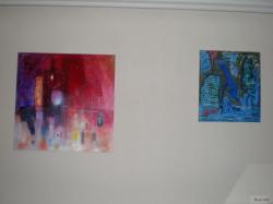 Awal&eacute; &agrave; Yaound&eacute;, exposition de peintures