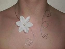 Collier Mariage, Mari&eacute;e et Soir&eacute;e "Chrysalie"