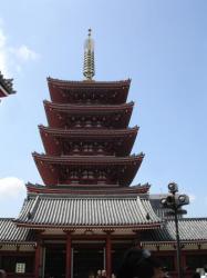 Temple Senso-Ji la pagode
