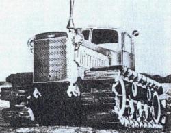 DT-75 Kirovets tractor 