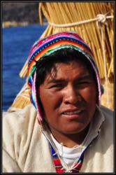Habitant des &icirc;les Uros