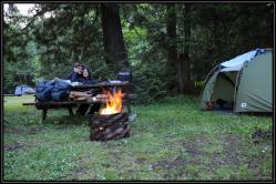 De temps en temps un camping pour se laver...