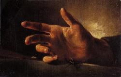 G&eacute;ricault, &eacute;tude de main